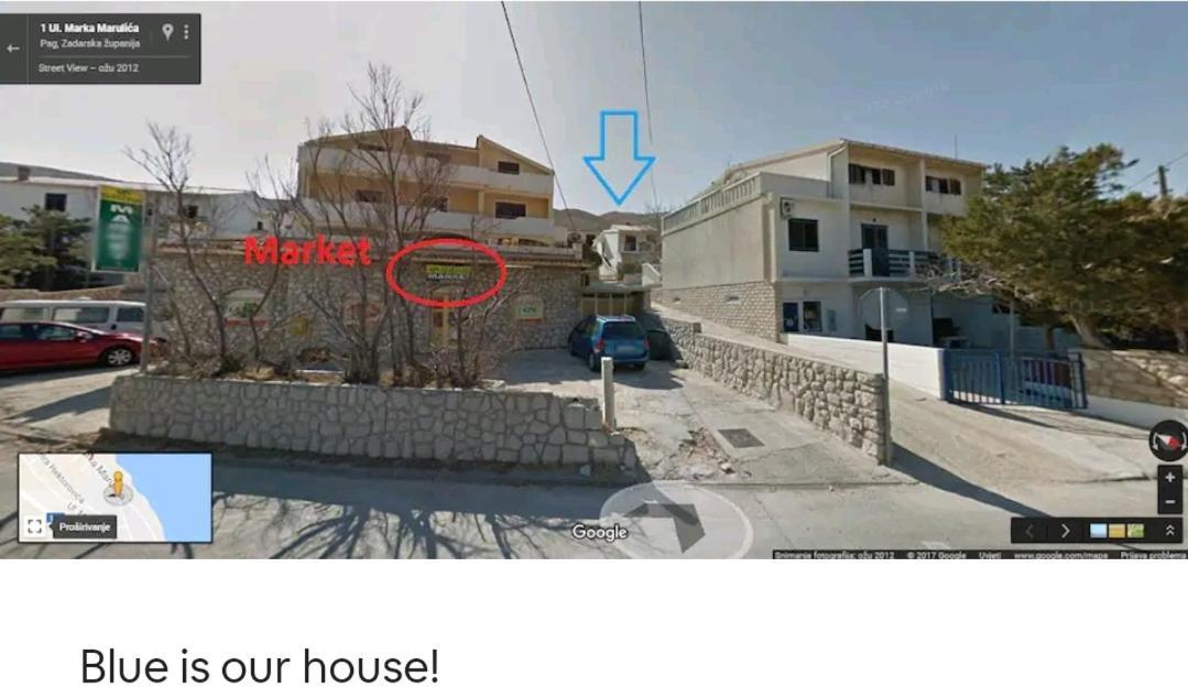Studio-App Iva, Balcony With Sea View - 50 M From Beach 파그 외부 사진